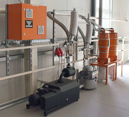 Pneumatic conveying vacuum pump - Koch-Technik, Werner Koch Maschinentechnik GmbH - rotary claw / for granulates / high-performance