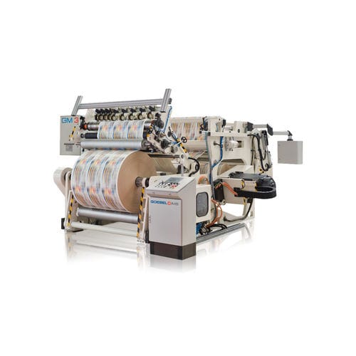 Single shaft slitter-rewinder - GM 3 - GOEBEL IMS - for paper / for the packaging industry