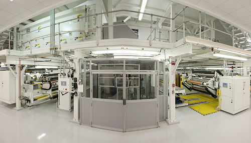 Roller coating machine - Davis Standard Extrusion Systems - for film coating / adhesive / emulsion