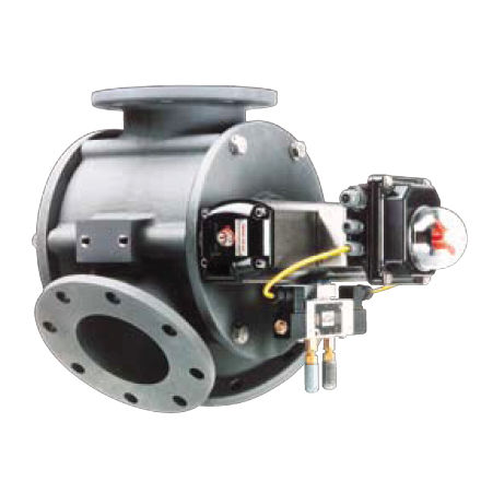Ball valve - Y series - Zeppelin Silos & Systems - pneumatically-operated / diverter / Y