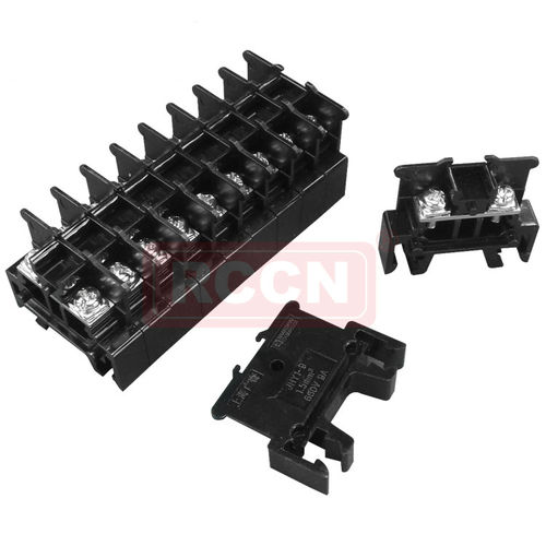Feed-through terminal block - JHY1 series - Shanghai Richeng Electronics - DIN rail-mounted / screw connection