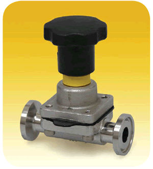 Diaphragm valve - BIOFLO® II - Top Line Process Equipment Company - with handwheel / sampling / for steam
