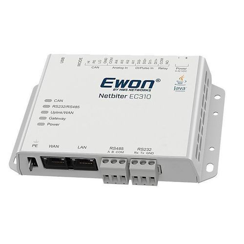 Industrial gateway - Netbiter EC310 - Ewon - communication / security / telemetry