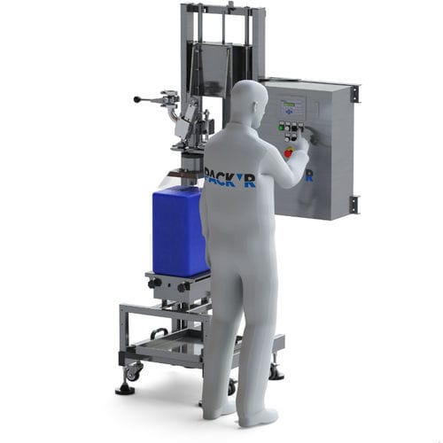 Semi-automatic filling machine - FLEXEO-S - PACK'R - bottle / multi-container / pail