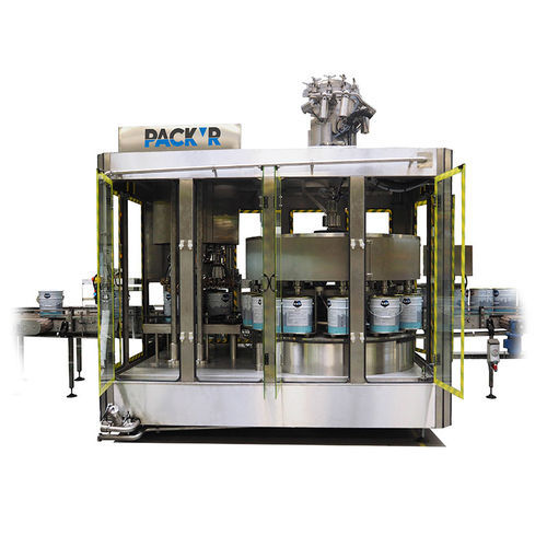 Weight filler-capper - REVO-S2 - PACK'R - rotary / gravimetric / for containers