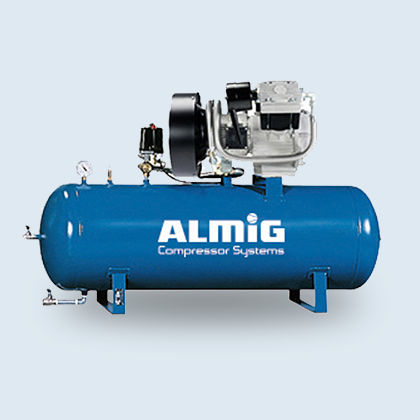 Piston compressor - A & A-O series - ALMIG Kompressoren GmbH - air / electric / stationary