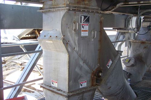 Powder diverter valve - ZXX - Vortex Global - gravity