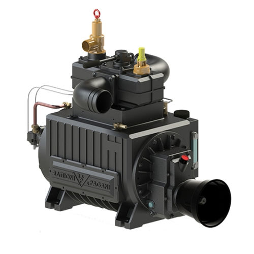 Rotary vane vacuum pump - WPT series - BATTIONI PAGANI POMPE - oil-lubricated / single-stage / water-cooled