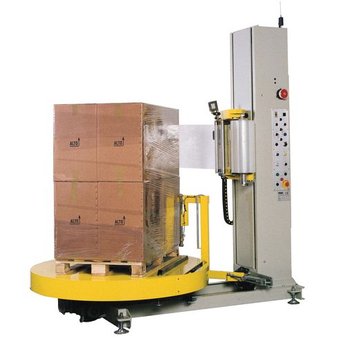 Turntable stretch wrapper - 095 CM - Tosa - semi-automatic / pallet ...