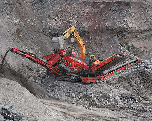 Dry screening screener - 883+ - TEREX Mobile Processing Equipment - construction / for mining / for recycling