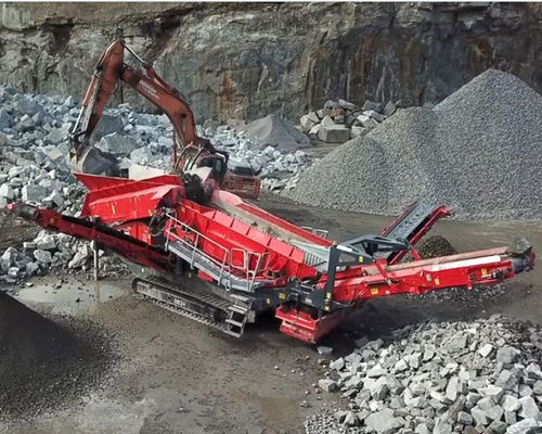 Dry screening screener - 883+ - TEREX Mobile Processing Equipment - construction / for mining / for recycling