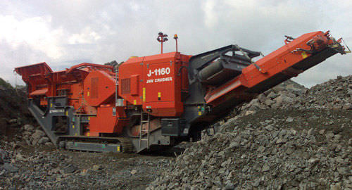 Jaw crusher - J-1160 - TEREX Mobile Processing Equipment Jaw crusher - J-1160 - TEREX Mobile Processing Equipment