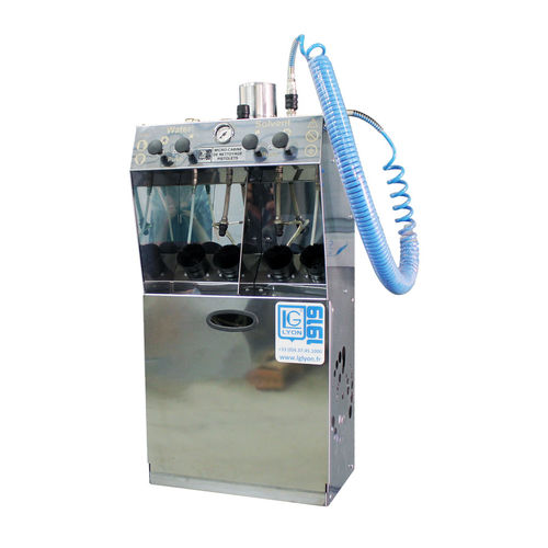 Paint spray gun parts washer 1801000 Tricolor Industries mobile