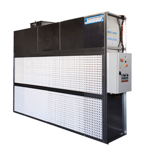 Open paint booth - Alto COV - Tricolor Industries - for parts / activated carbon filter