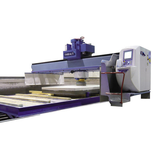 Flat part polishing machine - T552 - THIBAUT - for concrete / automatic / CNC