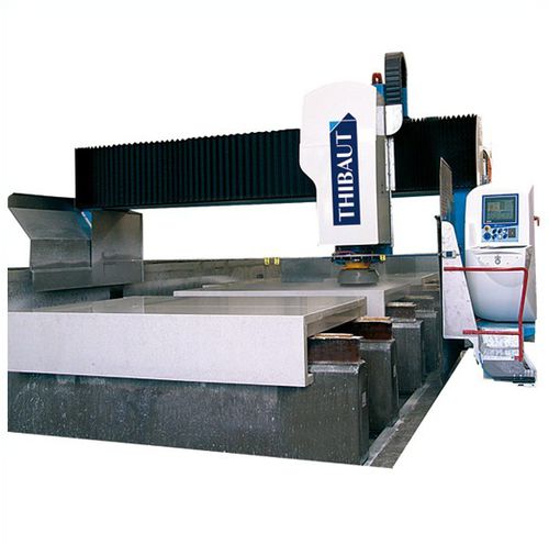 Flat part polishing machine - T558 - THIBAUT - for concrete / automatic / CNC