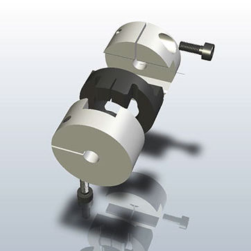 Elastomer coupling - KSK BB - VMA Antriebstechnik GmbH - Oldham / with clamp / conveyor
