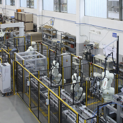 Robotic assembly line SYSTEM ROBOT AUTOMAZIONE fullyautomatic