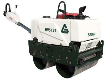 Duplex road roller - 620 kg (1 365 lbs) | HV51ST - SAKAI HEAVY INDUSTRIES - manual