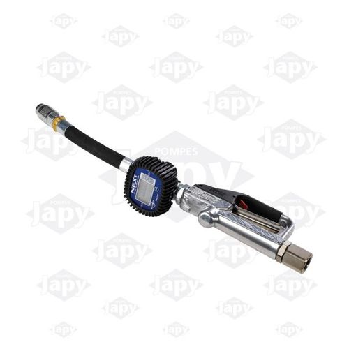 Oil dispensing nozzle - KPN - Pompes Japy - with electronic meter / manual / ATEX