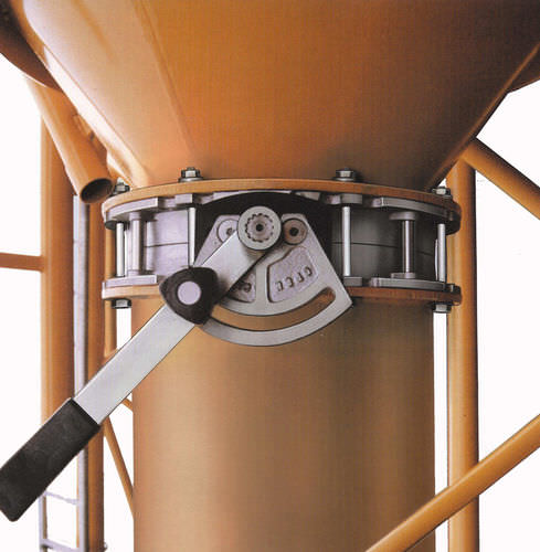 Butterfly valve - Stanelle Silos + Automation GmbH - lever / shut-off