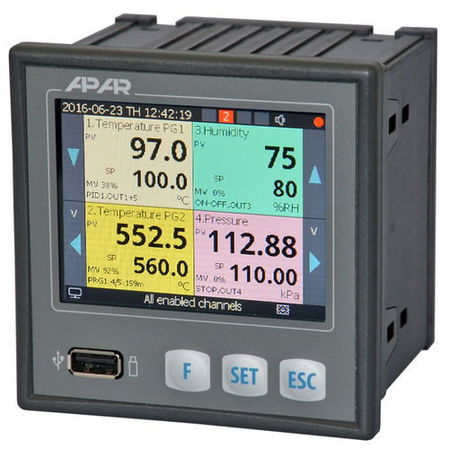 Pressure data logger - AR654 - APLISENS S.A. - voltage / humidity / current