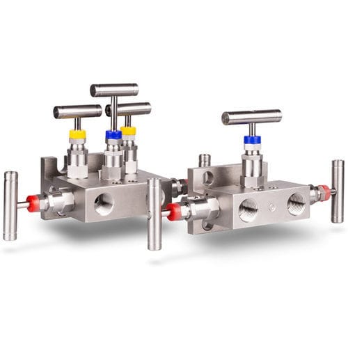 3-way manifold - VM-3 - APLISENS S.A. - stainless steel