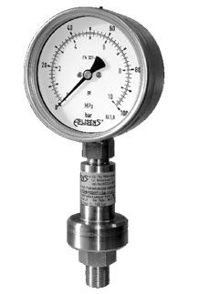 Analog pressure gauge - MS-100 - APLISENS S.A. - threaded / Bourdon tube / with diaphragm seal