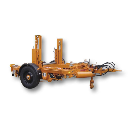 Cable drum trailer - TTA 6094 A - Jakob Thaler GmbH - for cable transport and laying / for cable reels / single-axle