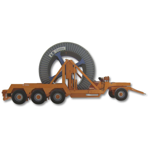 U-shaped trailer - TTA 40008 - Jakob Thaler GmbH - for cable drums / for cable transport and laying / for cable reels
