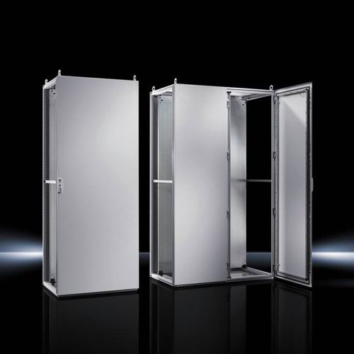 Floor-mounted enclosure system - TS 8 - RITTAL - door / sheet steel / modular