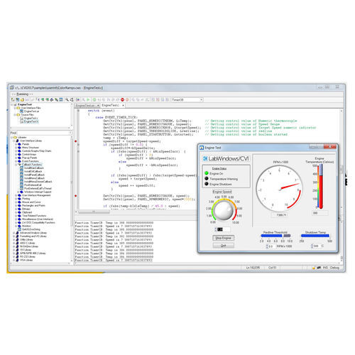 Programming software - LabWindows™/CVI - NATIONAL INSTRUMENTS - measurement / control / data management
