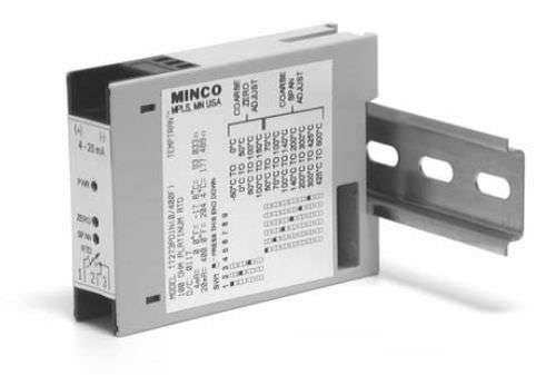 DIN rail mount temperature transmitter - 4 - 20 mA, -40 °C ... +85 °C, 100 Ω | TT273 - MINCO - RTD / 4-20 mA / process