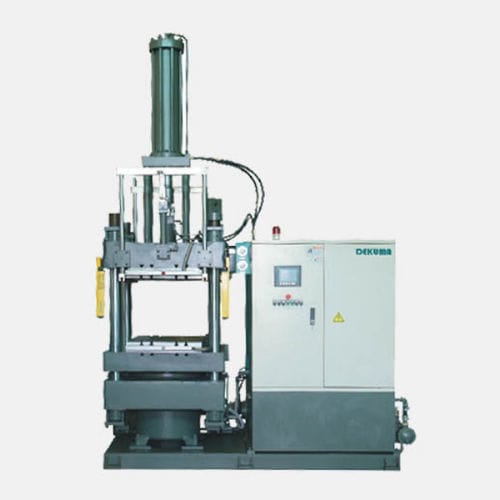 Vertical injection molding machine - DKM-RI  - DEKUMA Rubber and Plastic Technology - hydraulic / for rubber