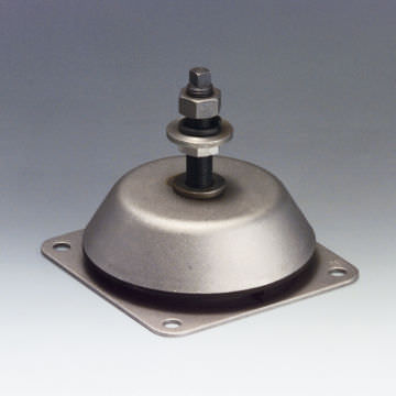Machine foot - 12.2064.01 series - APSOparts® - steel / elastomer / galvanised steel