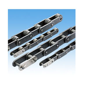 Steel conveyor chain - RF series - Tsubakimoto Chain - attachment / double-pitch / roller