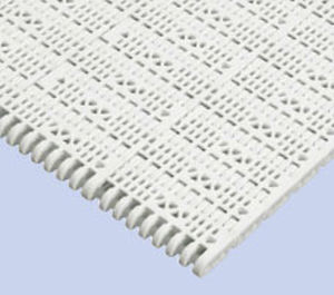 Modular conveyor belt - WT3816-K - Tsubakimoto Chain - flexible / plastic / blue