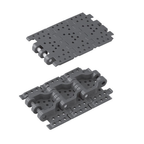 Plastic conveyor chain - TPH series - Tsubakimoto Chain - flat top / for the storage industry