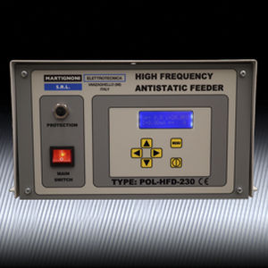 Electrostatic charge generator - POL HFD 230 - Martignoni Elettrotecnica - for surface treatment