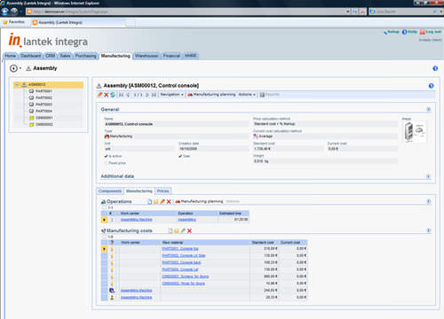 PDM software - Lantek Integra BOM - Lantek Sheet Metal Solutions S.L.