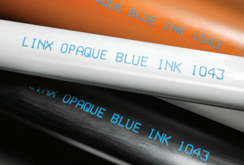 Plastic ink - 1043 - LINX PRINTING TECHNOLOGIES LTD - blue / printing for food packaging