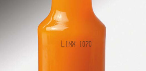Glass ink - 1070 - LINX PRINTING TECHNOLOGIES LTD - for metal / black / water-resistant