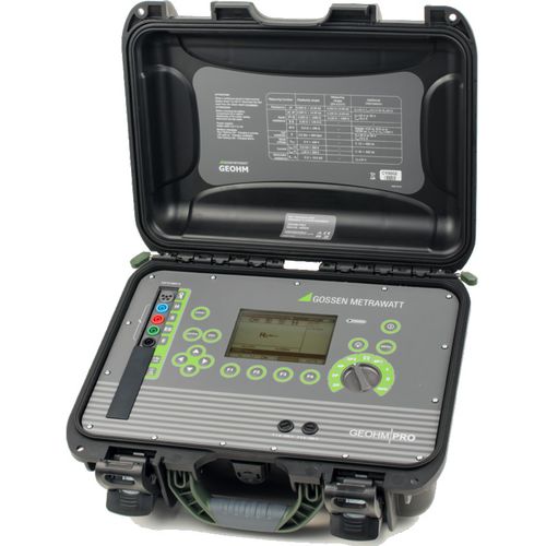 Low-resistance tester - GEOHM XTRA - GOSSEN METRAWATT GmbH - leakage current / grounding resistor / earth resistivity