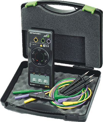 Phase sequence indicator -  METRAPHASE 1 - GOSSEN METRAWATT GmbH - analog / portable
