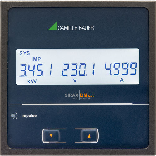 Power indicator - SIRAX BM Series  - GOSSEN METRAWATT GmbH - LCD display / programmable / USB