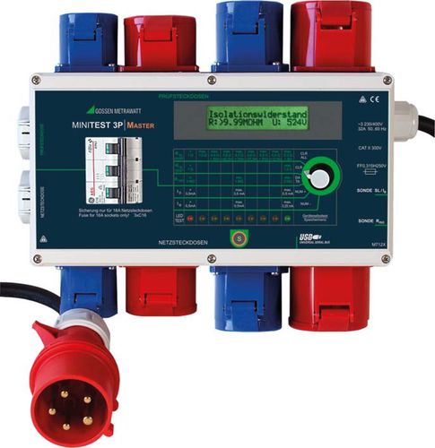 Electrical safety tester - MINITEST 3P MASTER - GOSSEN METRAWATT GmbH - PAT / for electrical appliances / portable