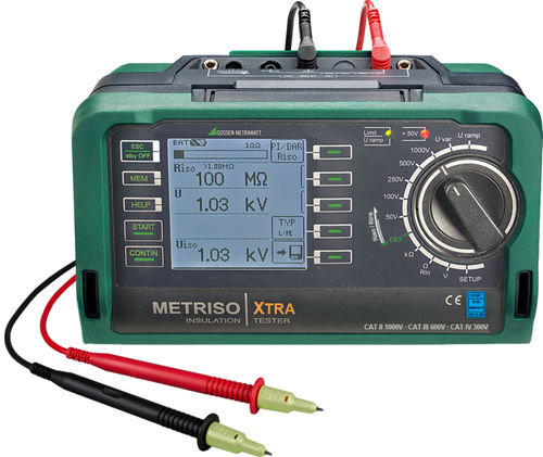 Insulation tester - METRISO XTRA - GOSSEN METRAWATT GmbH - voltage / low-resistance / cabling