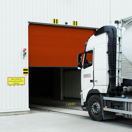 Sectional door - OH1042S - ASSA ABLOY Entrance Systems - aluminium / industrial / exterior