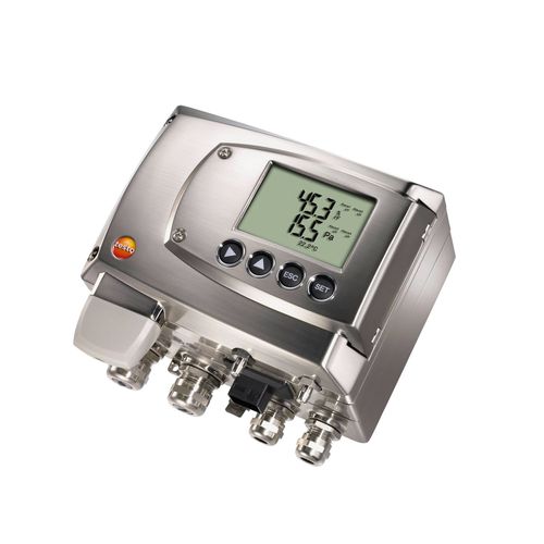 Differential pressure transmitter - 6381 - TESTO - analog / IP65 / precision