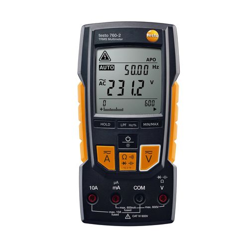 Digital multimeter - 760-2  - TESTO - portable / 600 V / 10 A